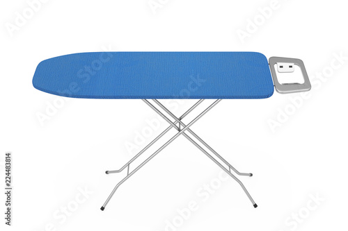 Empty Ironing Board. 3d Rendering