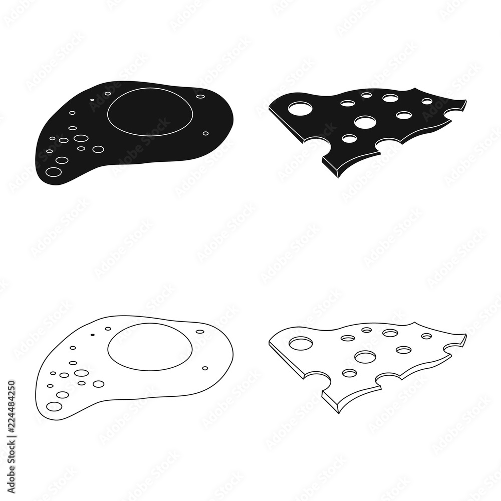 Vector design of burger and sandwich icon. Collection of burger and slice vector icon for stock. Vector design of burger and sandwich icon. Collection of burger and slice vector icon for stock.