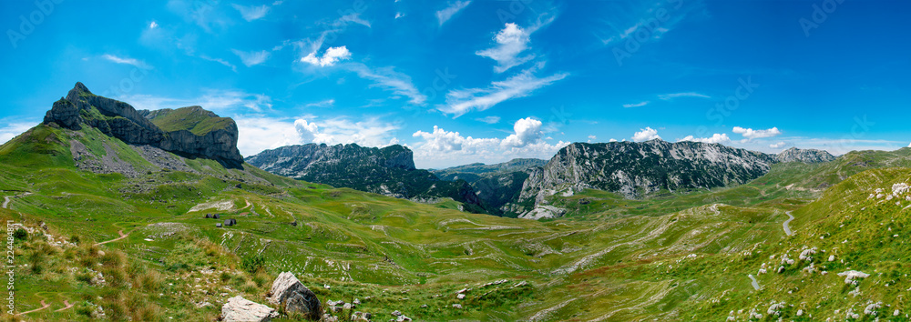 Panorama gór Bośnia