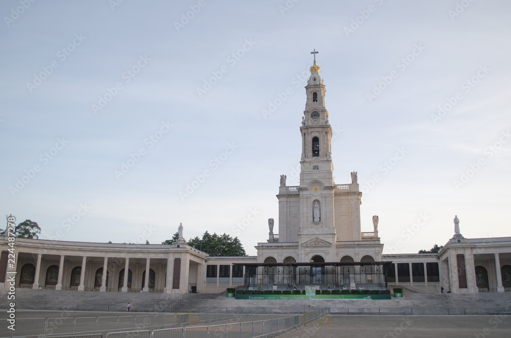 Sanctuary of Fatima. Basilica of Our Lady of the Rosary. Ourém,  Central Portugal.