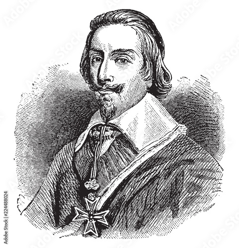 Richelieu vintage illustration.