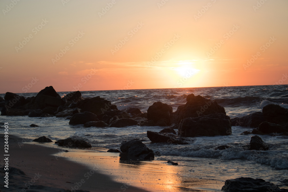 Obraz premium Sunset in Kos - Greece