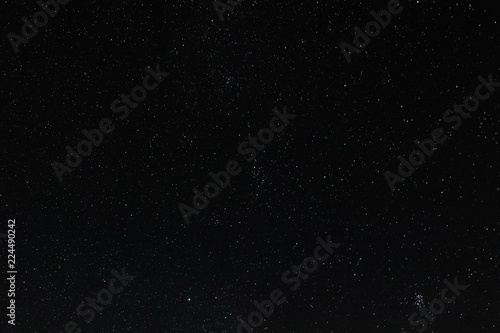 Starry sky  night time  Belarus  summer.