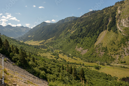 Mountains in the Bonaigua in the Valley of Aran, Pyrenees