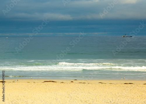 Early morning while on summer family vacation at the beach is a great time to walk along the shoreline and take in the fresh air and seas side sounds. Relaxing