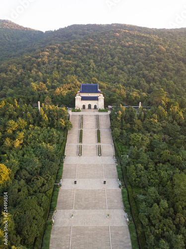 The Sun Yat-sen Mausoleum in Nanjing City in the Morning