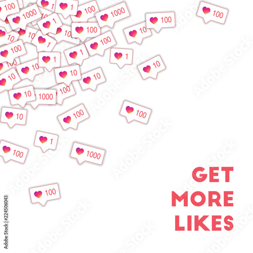 Social media icons. Social media marketing concept