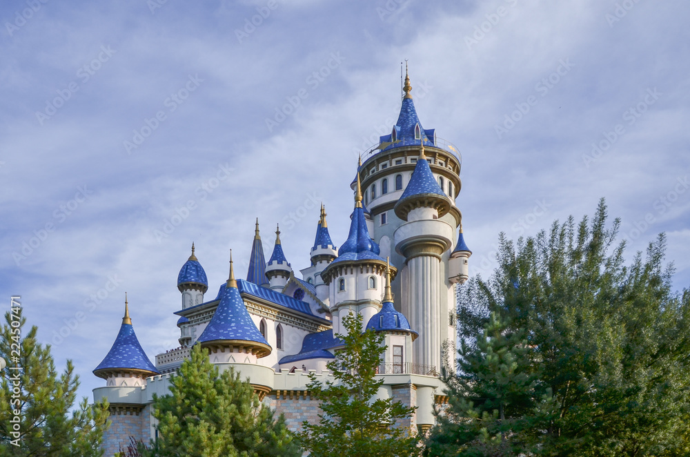 Fairy tale castle Eskisehir in Turkey