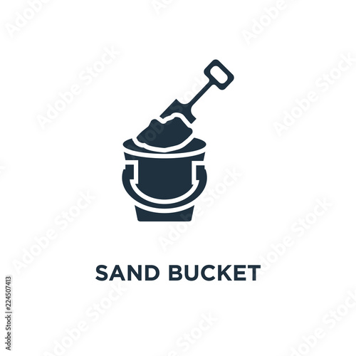 sand bucket icon
