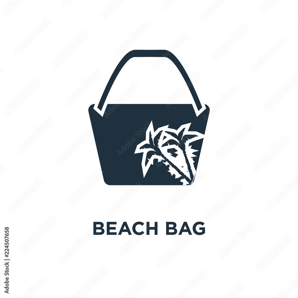 beach bag icon beach bag icon