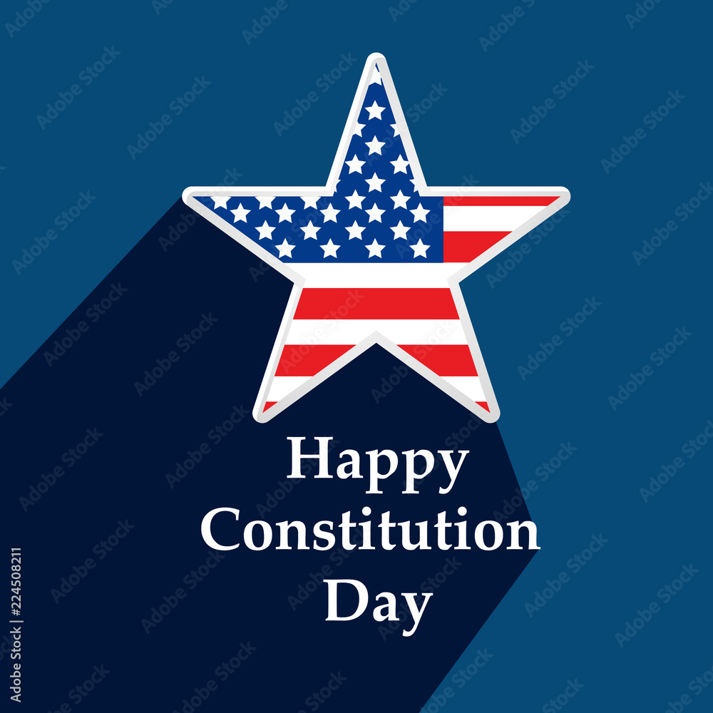illustration of elements of USA Constitution Day background illustration of elements of USA Constitution Day background