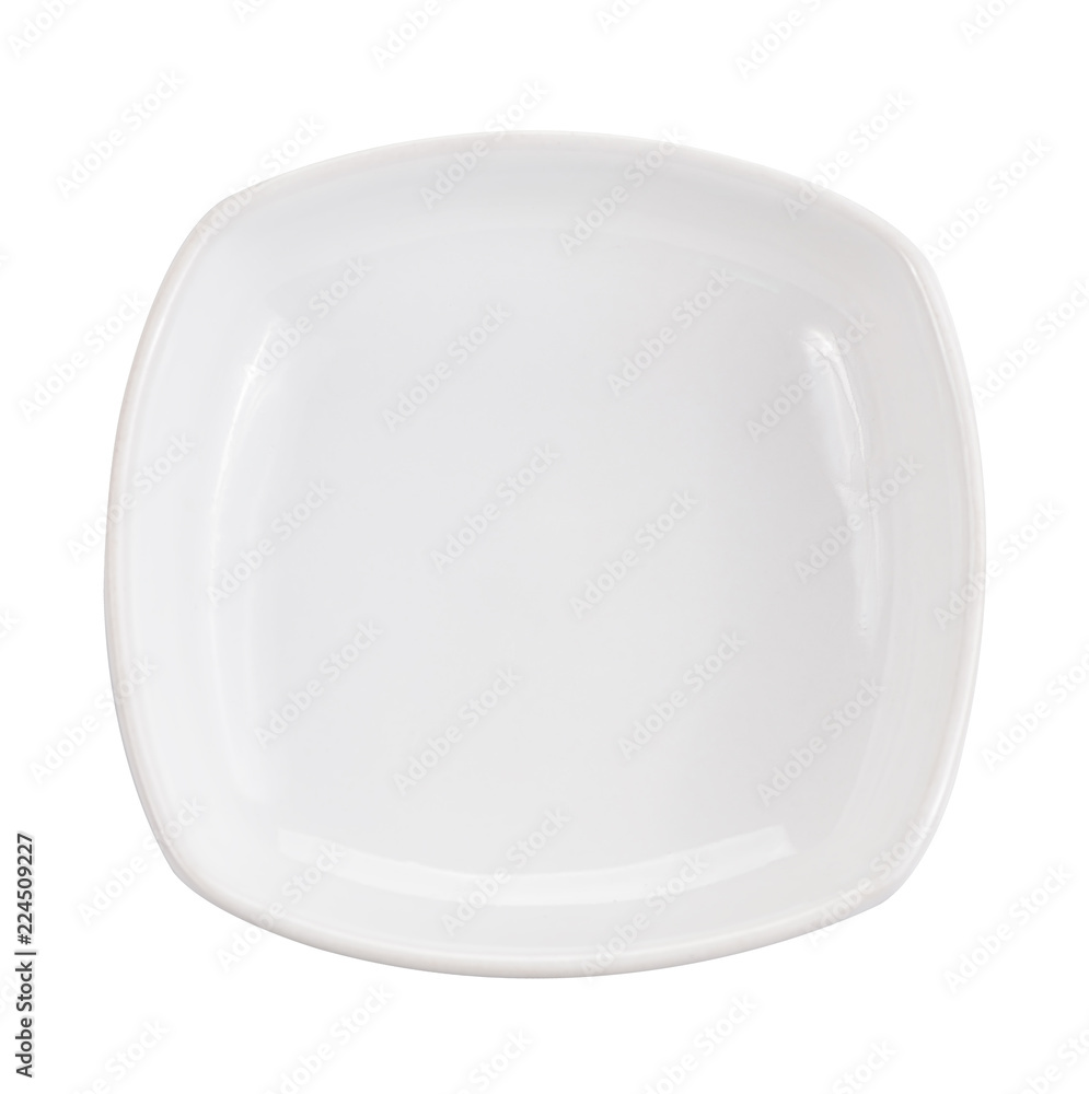 white plate isolated on white background. white plate isolated on white background.