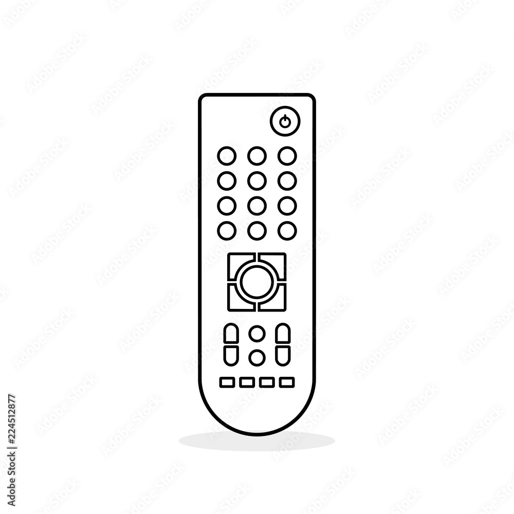 tv remote clipart