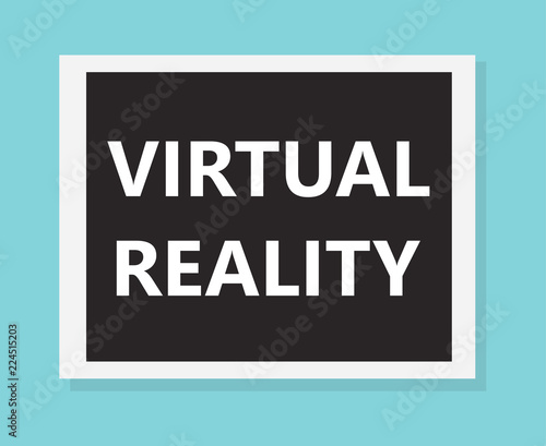virtual reality concept- vector illustration