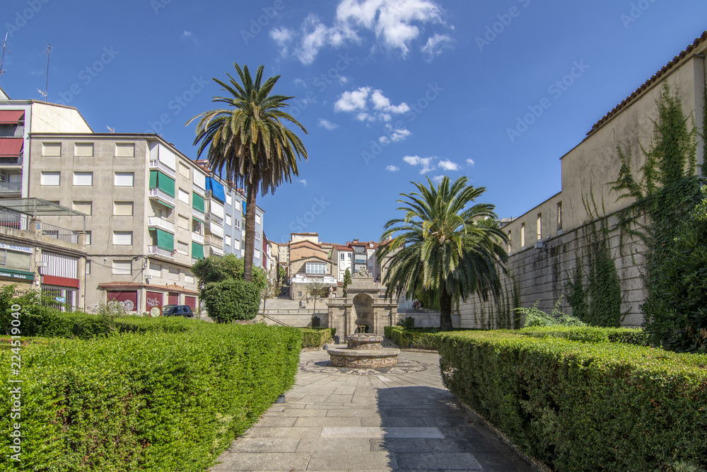 Fuente de Las Burgas, aguas termales y medicinales de Orense, Galicia 