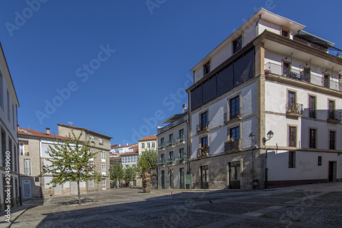 Plaza de Saco y Arce  en la ciudad de Orense, Galicia 