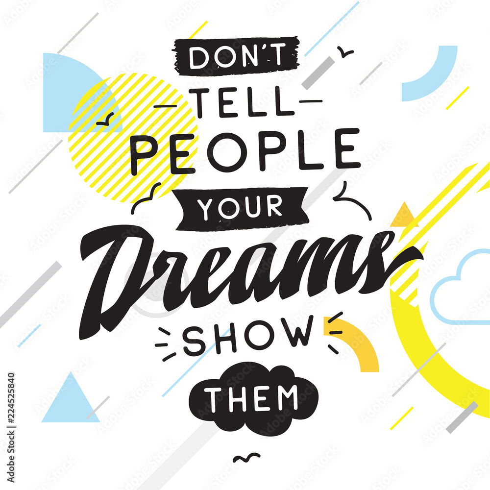 Fototapeta premium Typography for t shirt or sweatshirt printing and embroidery. Print for tee. Inspirational quote, motivation.
