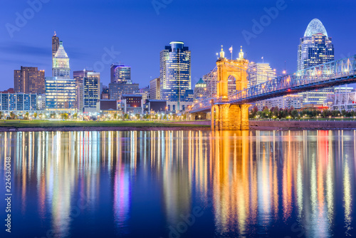 Cincinnati  Ohio  USA Skyline