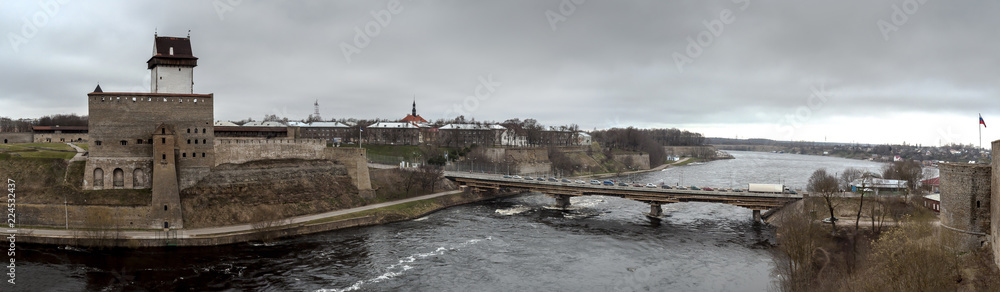 Border river Narva