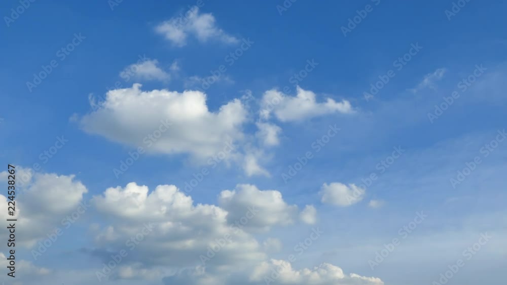 The slowly movement of the cloud The slowly movement of the cloud