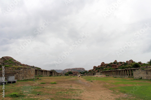 A temple on the foothill of Matanga Hill. There's another temple on top of it.