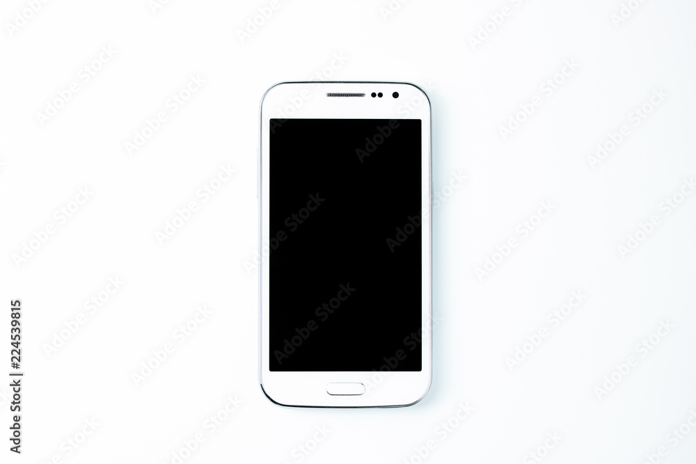 mobile phone on white background mobile phone on white background