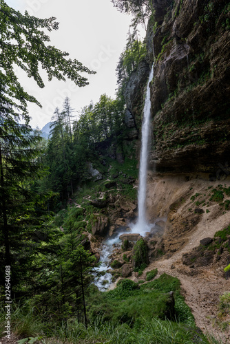 Pericnik Wasserfall im Triglav Nationalpark, Slowenien