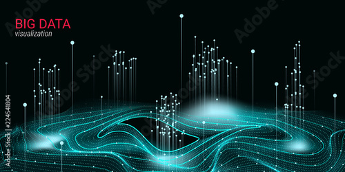 Futuristic Abstraction. Big Data Visualization.