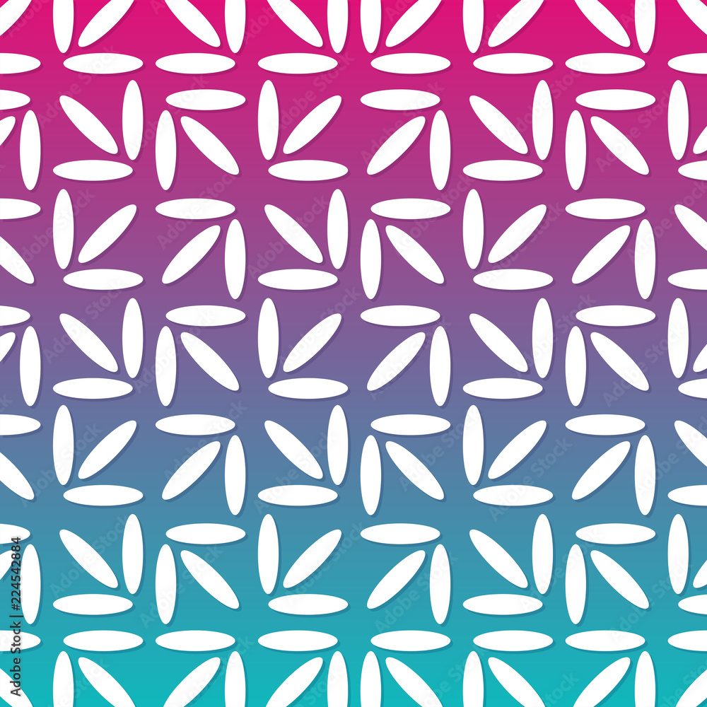 Modern Floral Abstract Pattern Geometric Line Gradient Background. Eps10 Vector.