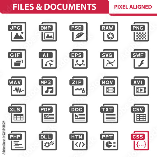 Files & Documents Icons