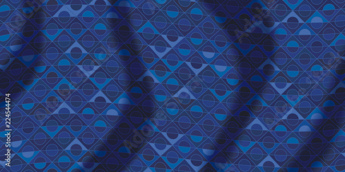 Motley pattern, blue background