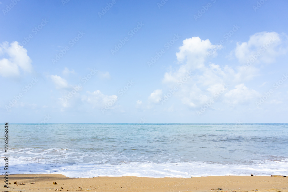 Fototapeta premium Beach sea sky one day