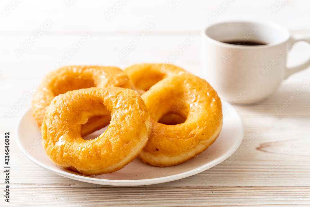 donut with black coffee donut with black coffee