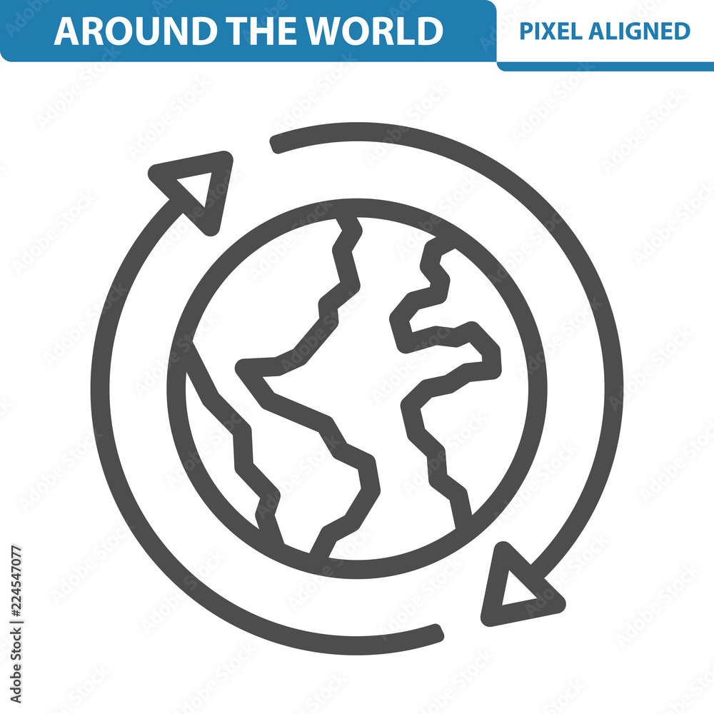Around The World Icon Around The World Icon
