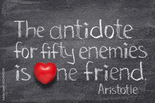 one friend Aristotle