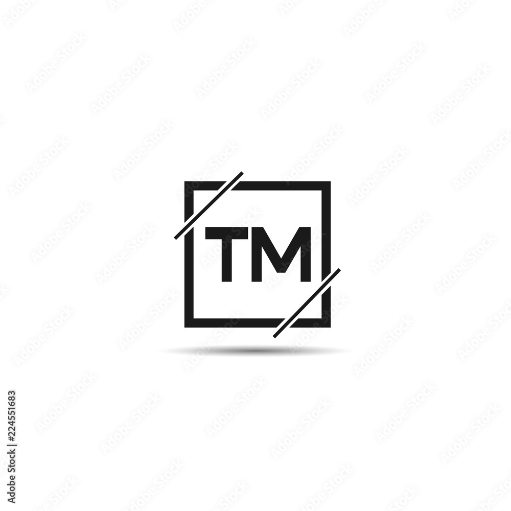 Initial Letter TM Logo Template Design Initial Letter TM Logo Template Design