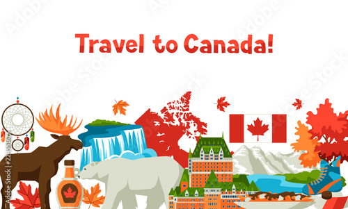 Canada background design.