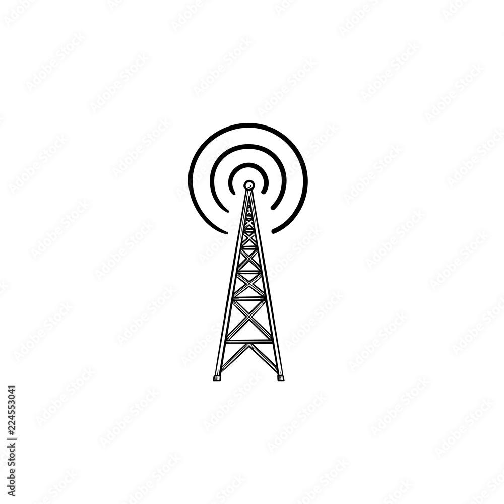 136 Mobile Phone Antenna Tower Cartoon High Res Illustrations - Getty Images