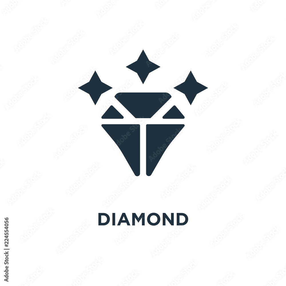 Fototapeta premium diamond icon