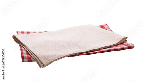 Obraz na płótnie Napkin isolated on white
