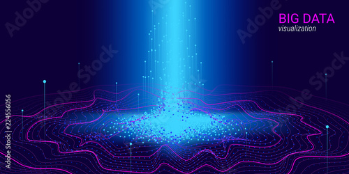 Abstract 3D Big Data Visual...