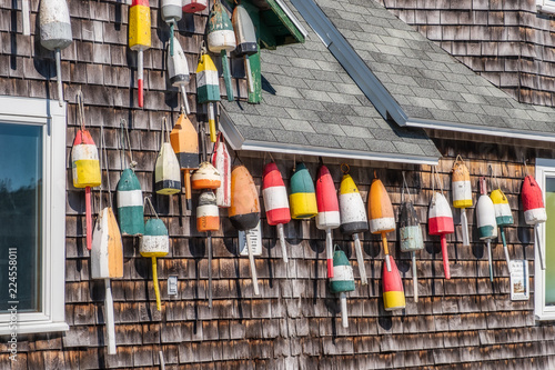 Lobster Floats on Old House
