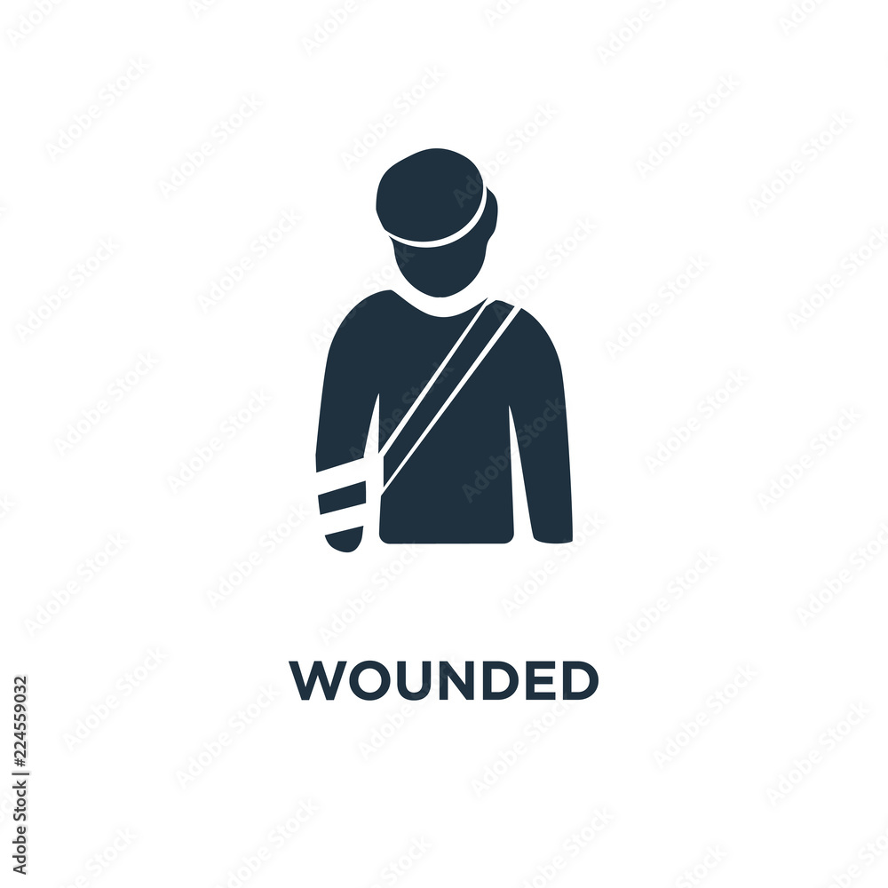 wounded icon wounded icon