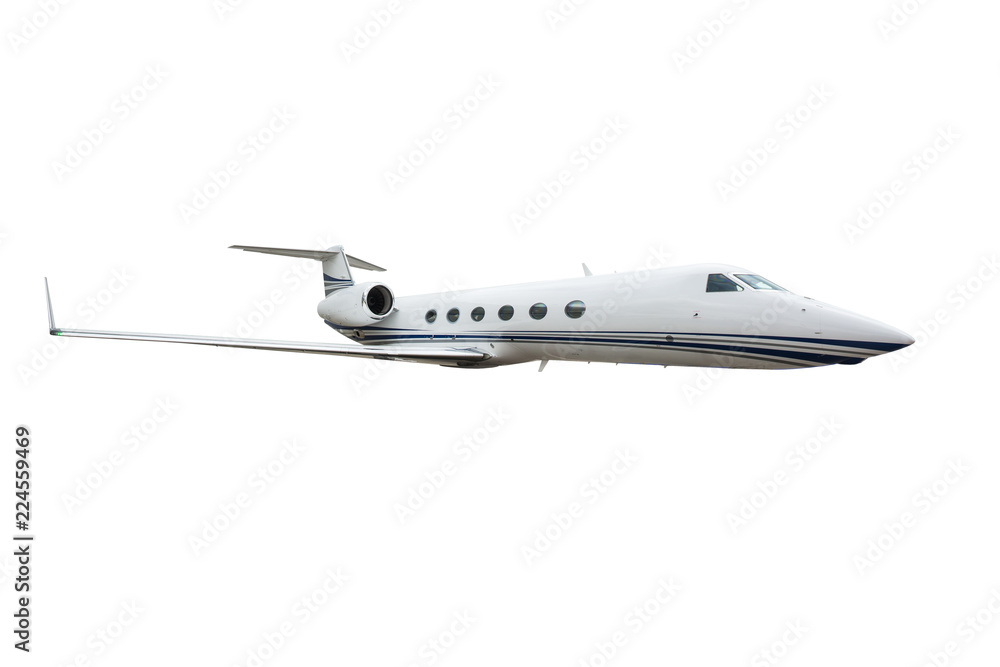 Airplane isolated on white background