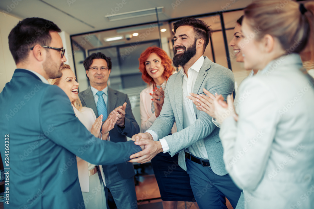 Business handshake Business handshake
