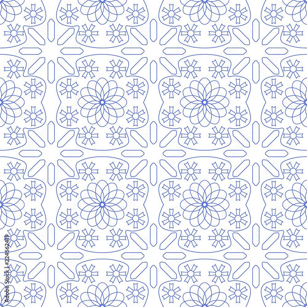 seamless floral pattern on a white background seamless floral pattern on a white background