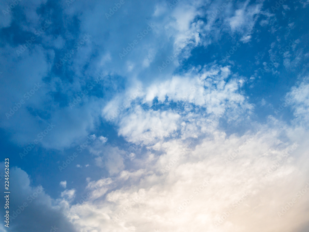 Cloudy sunset sky with golden light background. Cloudy sunset sky with golden light background.