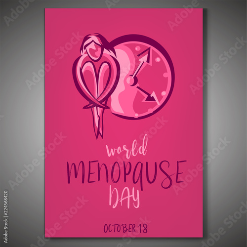 Menopause day poster