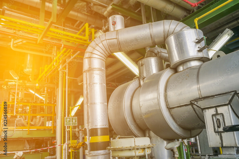 Complex engineering structure of oil and chemical petroleum refinery plant Complex engineering structure of oil and chemical petroleum refinery plant
