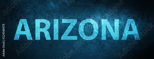 Arizona USA special blue banner background